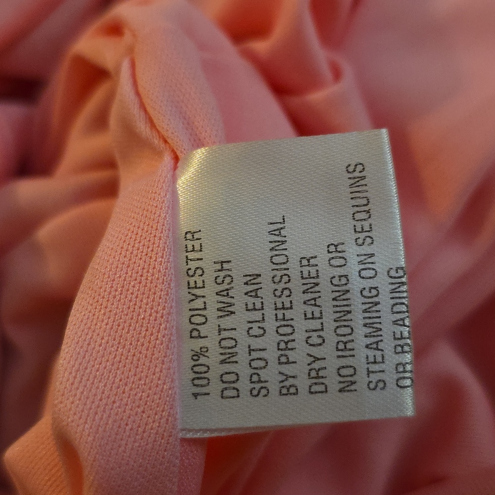 IEENA For Mac Duggal Vibrant Pink Satin One Shoulder Womens Dress Size 10 - Picture 9 of 10